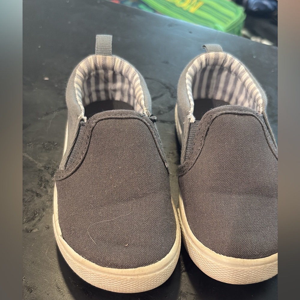 Carter's Gray Slip-On Sneakers for Kids